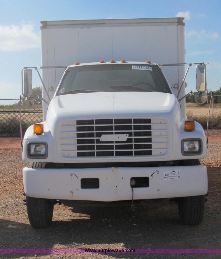 image for item F3055 1999 GMC C6500 refrigerated box truck