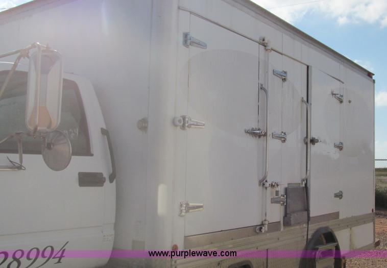 image for item F3055 1999 GMC C6500 refrigerated box truck