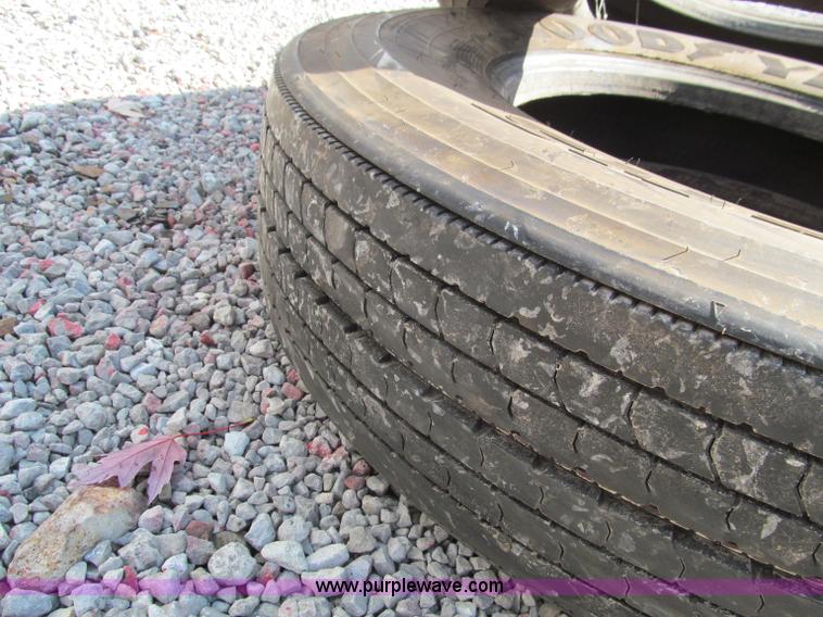 image for item F4636 (2) 11R24.5 tires