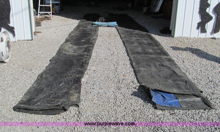 image for item F4638 Set of 48' x 8' drop tarps