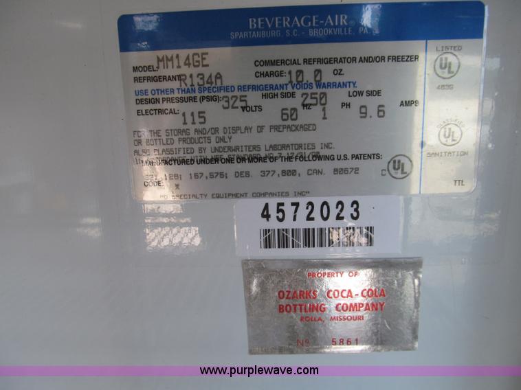 image for item F4640 Coca Cola cooler