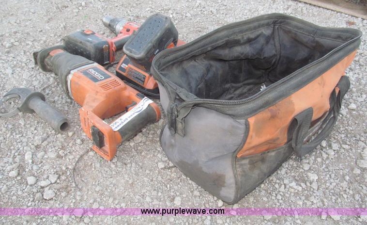 image for item K9616 Ridgid 18 volt cordless tools