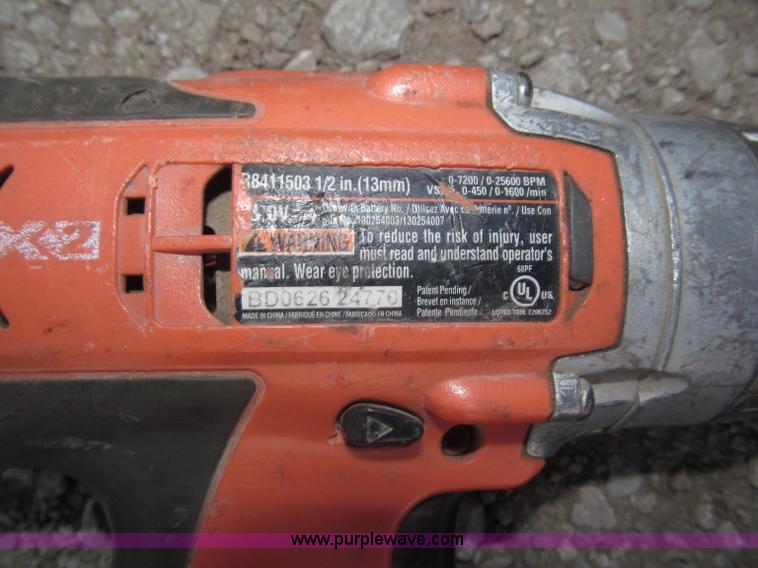 image for item K9616 Ridgid 18 volt cordless tools