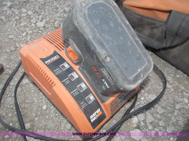 image for item K9616 Ridgid 18 volt cordless tools