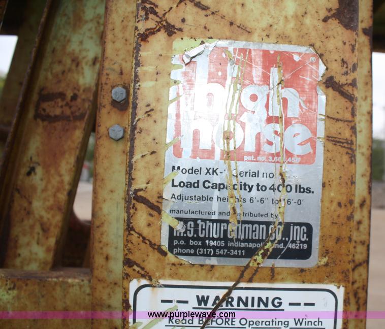 image for item U9598 Manual man lift