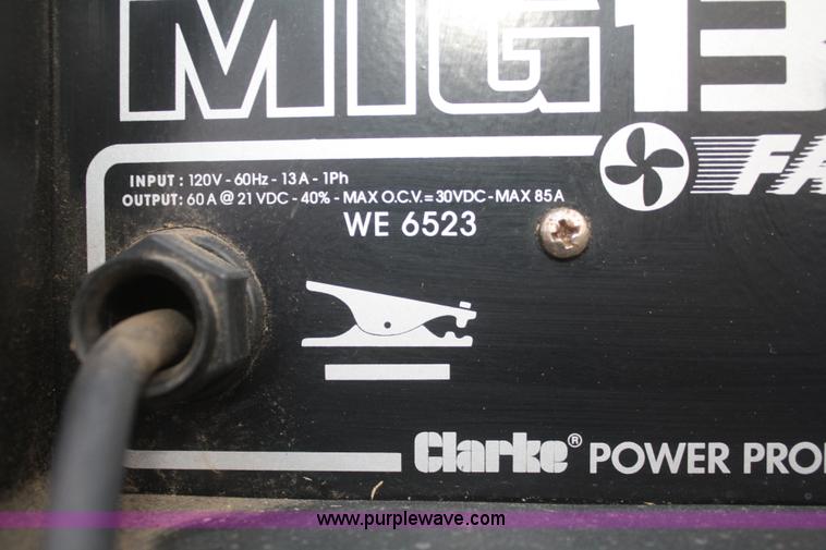 image for item U9659 Clarke Weld MIG 130EN welder