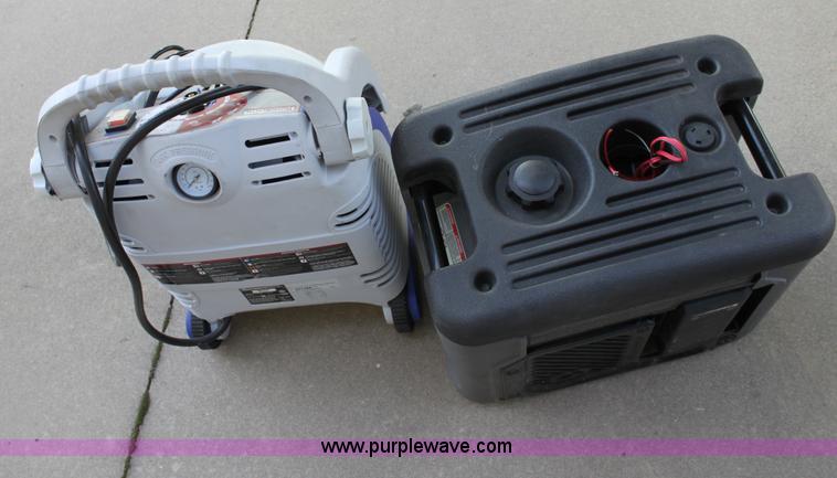 image for item V9316 Generator and pressure washer
