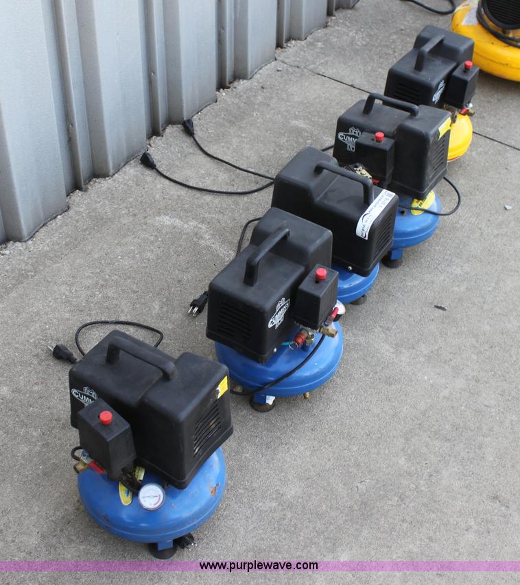 image for item V9318 (5) Cummins mini pancake air compressors