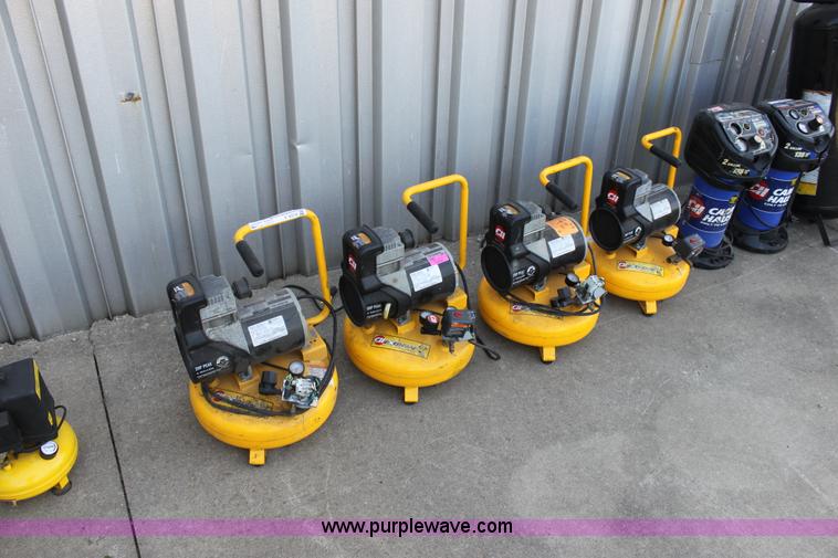 image for item V9319 (4) Campbell Haufield contractor series pancake air compressors