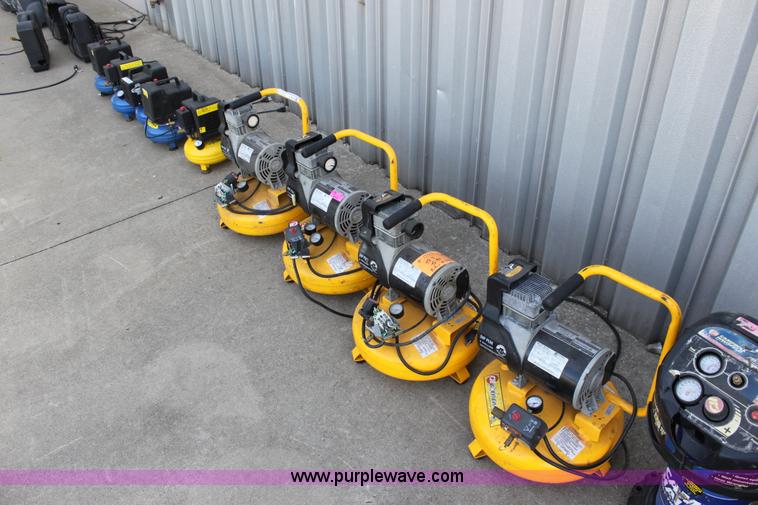 image for item V9319 (4) Campbell Haufield contractor series pancake air compressors