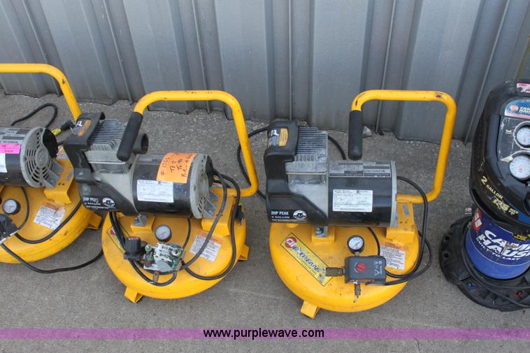image for item V9319 (4) Campbell Haufield contractor series pancake air compressors