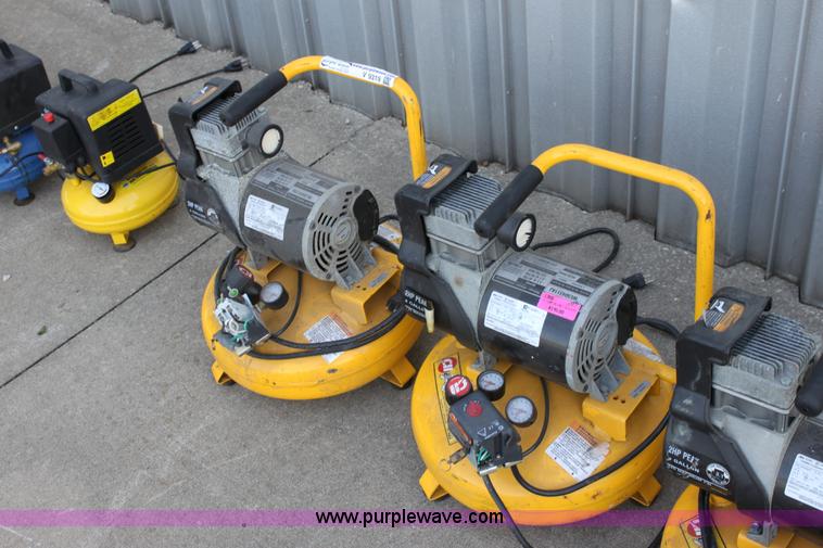 image for item V9319 (4) Campbell Haufield contractor series pancake air compressors