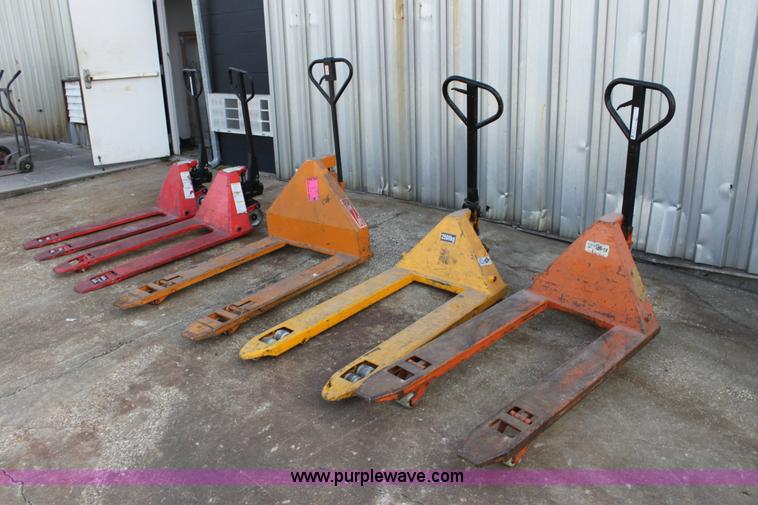 image for item V9328 (3) assorted pallet jacks