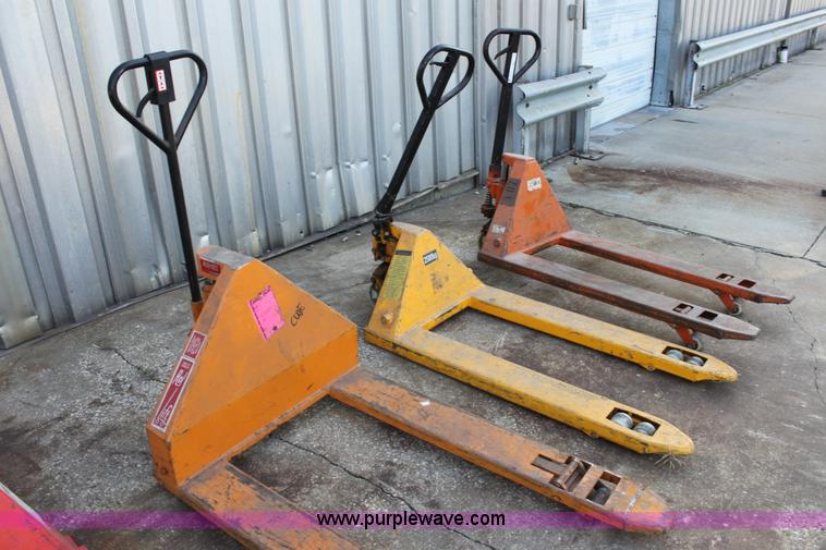 image for item V9328 (3) assorted pallet jacks
