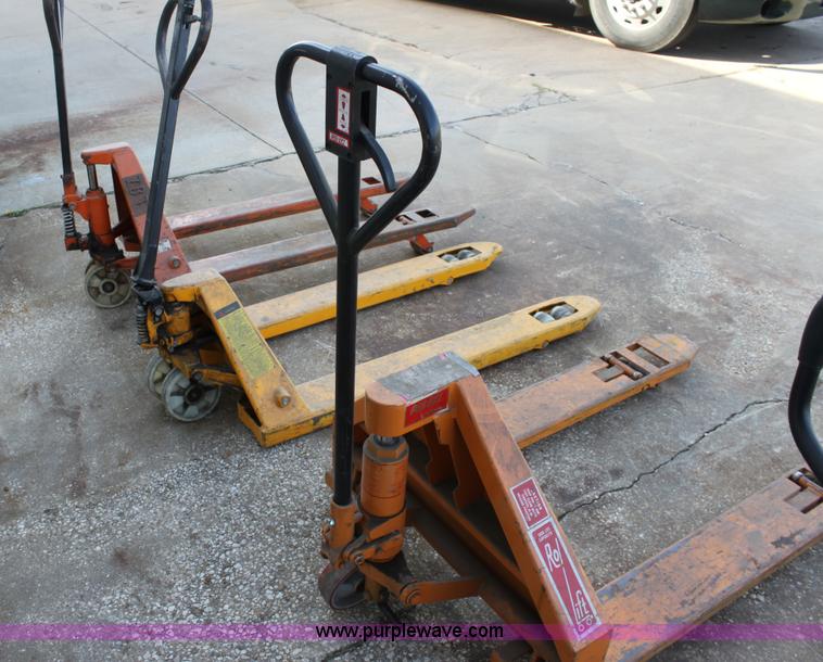 image for item V9328 (3) assorted pallet jacks