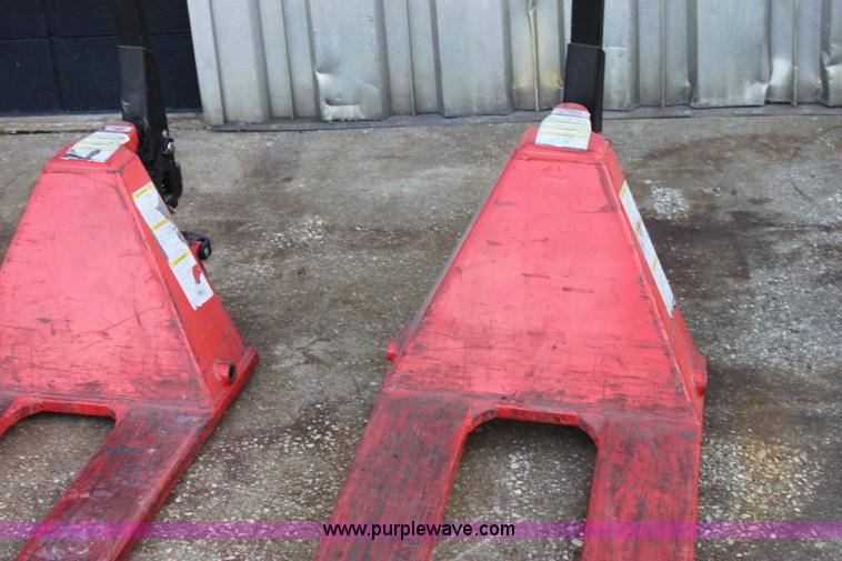 image for item V9329 (2) Vestil low profile pallet jacks