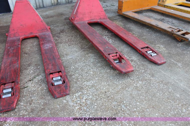 image for item V9329 (2) Vestil low profile pallet jacks