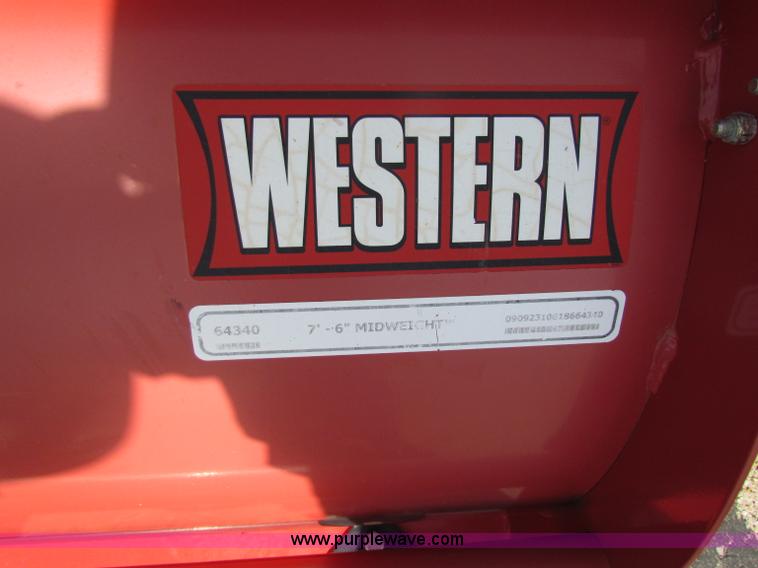 image for item V9359 Western 7.5' snow plow