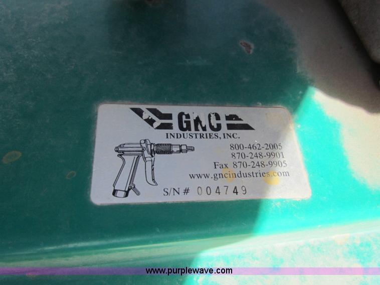 image for item V9361 GNC Industries 200 gallon spray unit