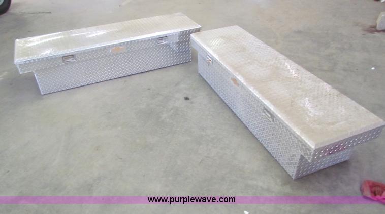 image for item V9364 (2) aluminum truck toolboxes