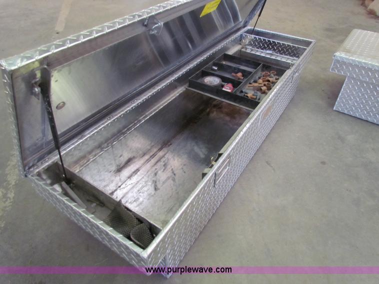 image for item V9364 (2) aluminum truck toolboxes