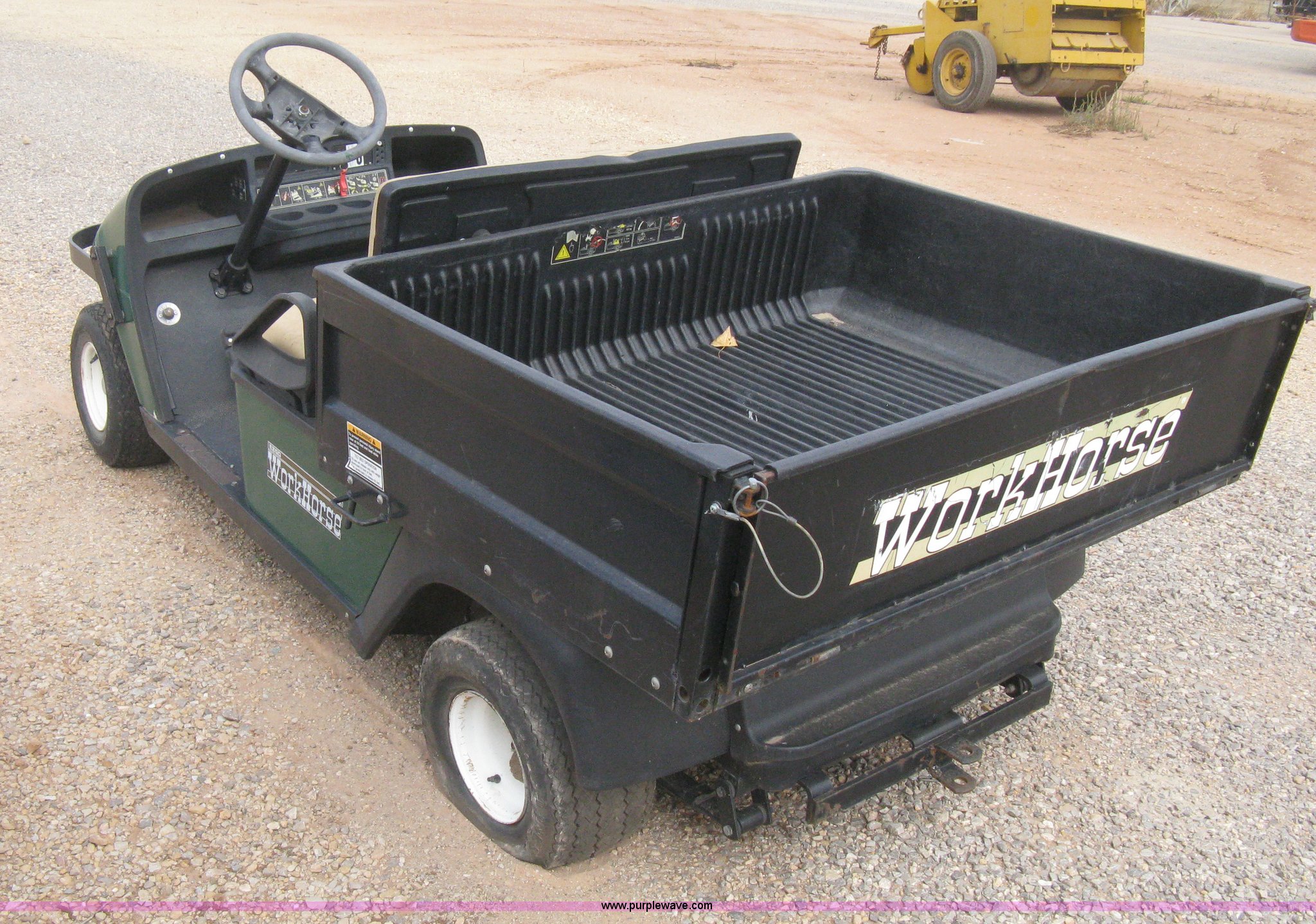 (2) EZGO 1200G Work Horse golf carts in Cheney, KS Item B8279 sold