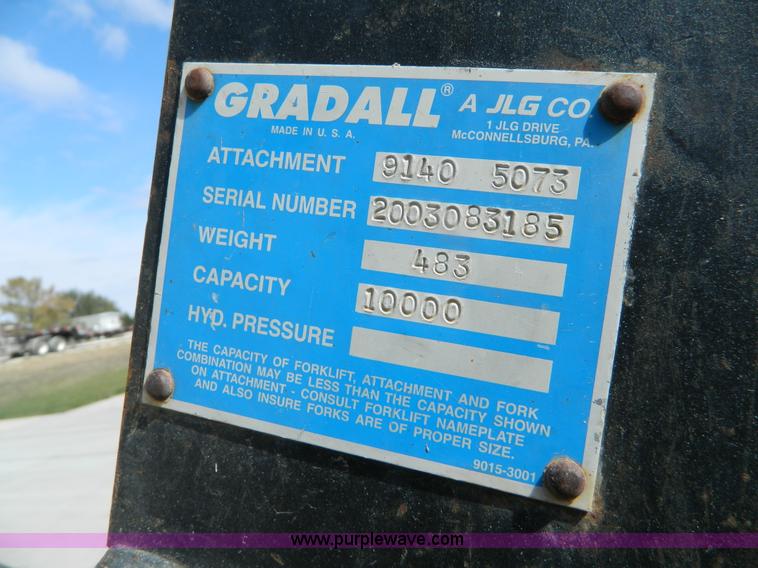 image for item B3935 2003 JLG Gradall G6-42A telehandler