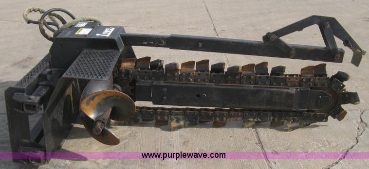 image for item B8261 Lowe XR21 trencher skid steer attachment