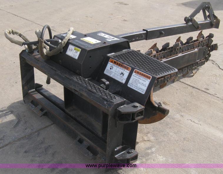 image for item B8261 Lowe XR21 trencher skid steer attachment