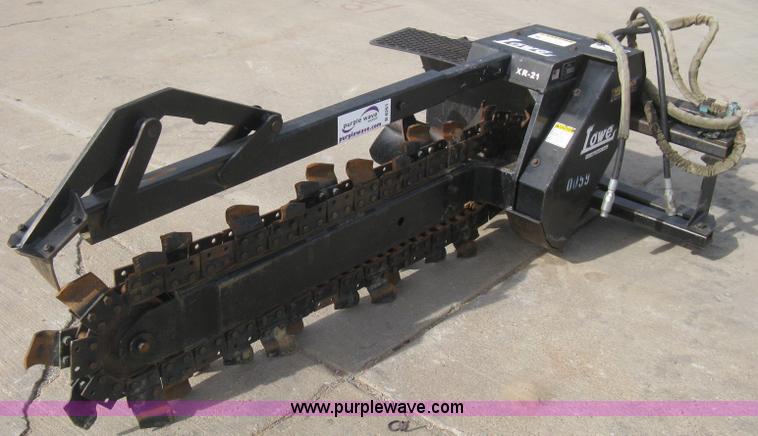 image for item B8261 Lowe XR21 trencher skid steer attachment