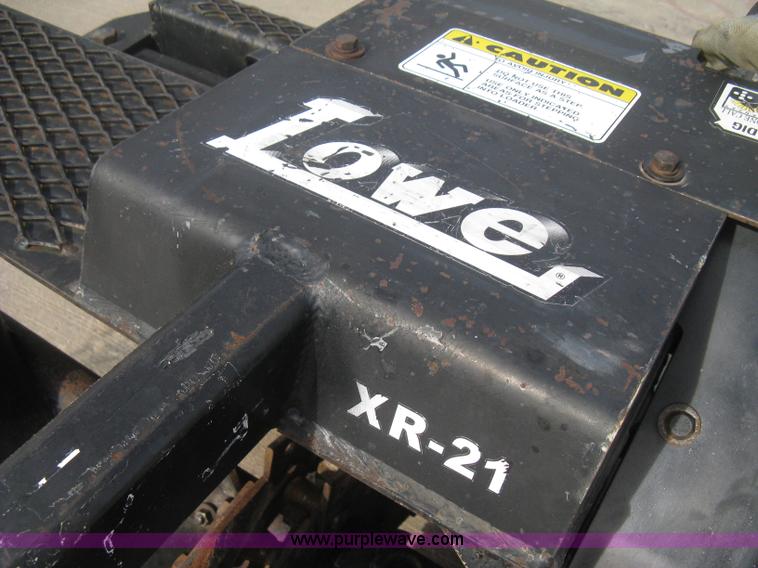 image for item B8261 Lowe XR21 trencher skid steer attachment