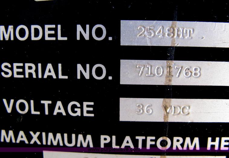 image for item B8270 Mec 2548 HT scissor lift