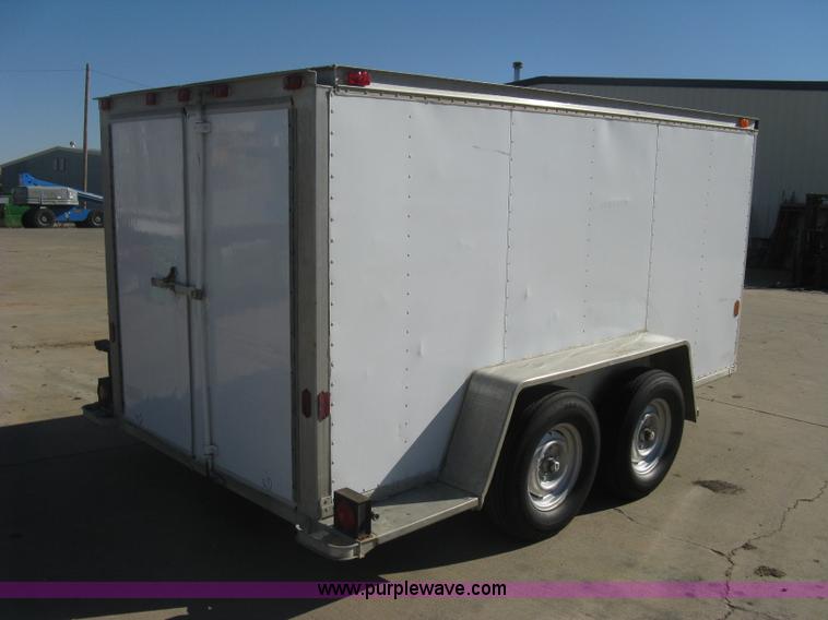 image for item B8273 1981 Fruehauf tandem axle cargo trailer