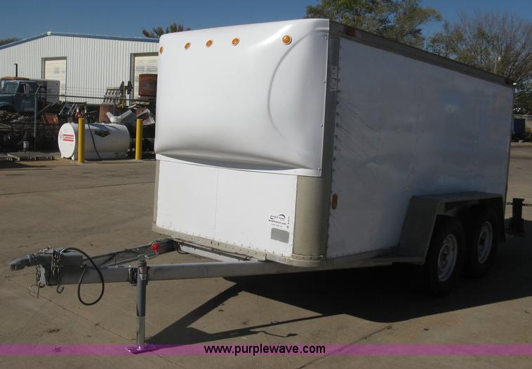 image for item B8273 1981 Fruehauf tandem axle cargo trailer