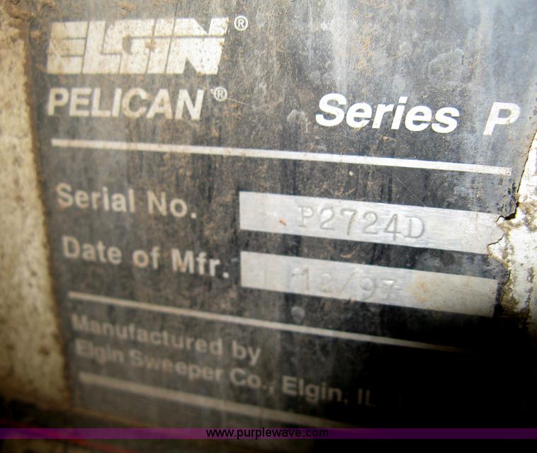 image for item B8288 1998 Elgin Pelican Series P street sweeper