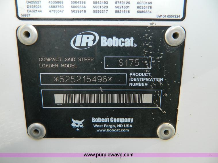 image for item D4838 2004 Bobcat S175 skid steer