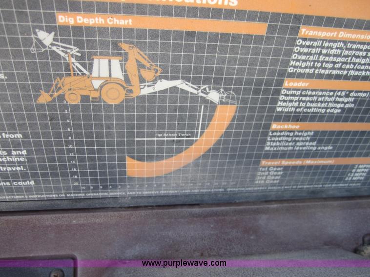 image for item D5706 1990 Case 580K backhoe