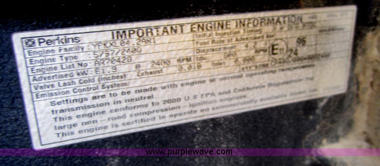 image for item D5710 2001 Vermeer BC1230A tree chipper