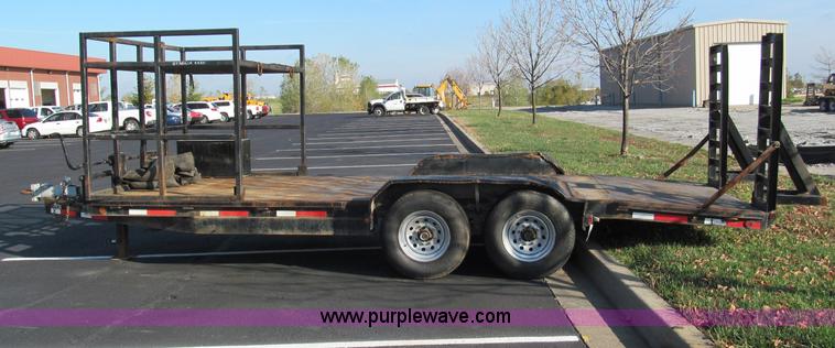 image for item E5644 2008 Maxey HD 20' equipment trailer