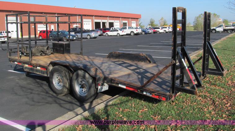 image for item E5644 2008 Maxey HD 20' equipment trailer