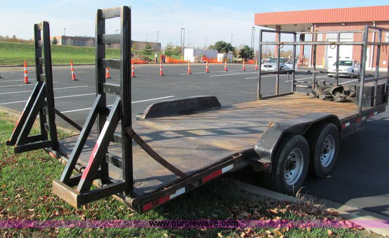 image for item E5644 2008 Maxey HD 20' equipment trailer