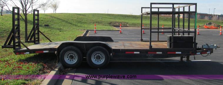 image for item E5644 2008 Maxey HD 20' equipment trailer