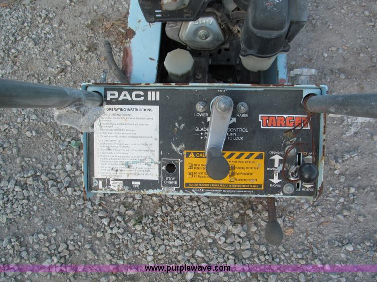 image for item E5649 Target Pac III walk behind concrete saw