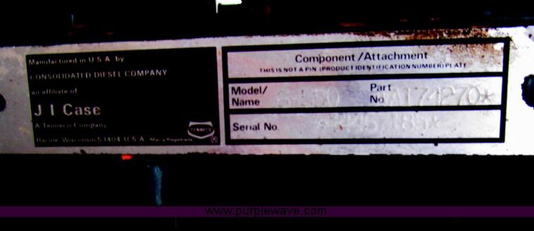 image for item F3060 1990 Case W14C wheel loader