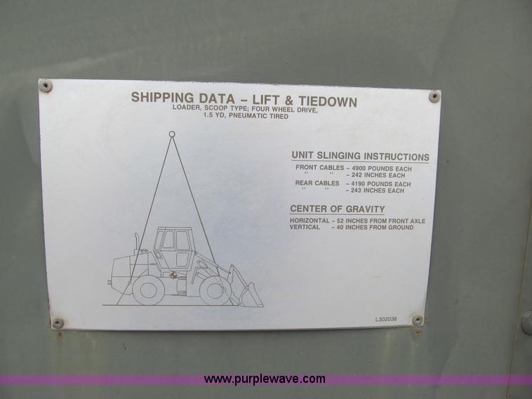 image for item F3060 1990 Case W14C wheel loader