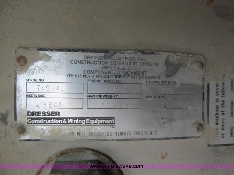 image for item F4609 Dresser 570 wheel loader