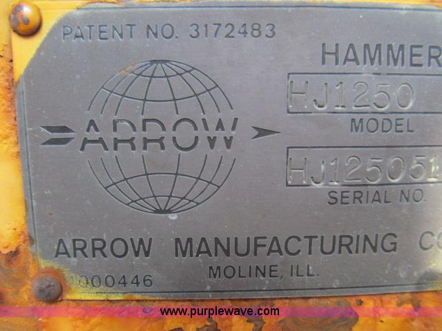 image for item F4617 Arrow HJ1250R drop hammer