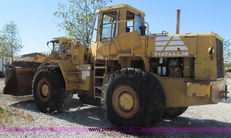 image for item F4624 Fiat-Allis FR20 wheel loader