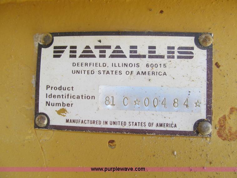 image for item F4624 Fiat-Allis FR20 wheel loader