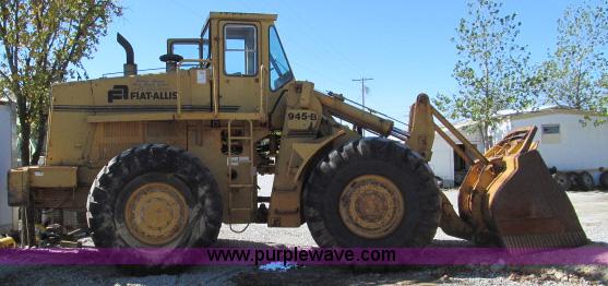 image for item F4626 Fiat-Allis 945B wheel loader
